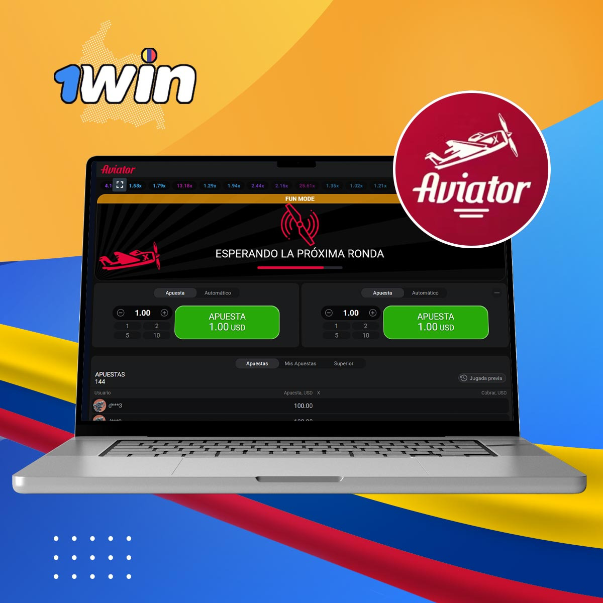 Cómo jugar a Aviator en la aplicación móvil 1win