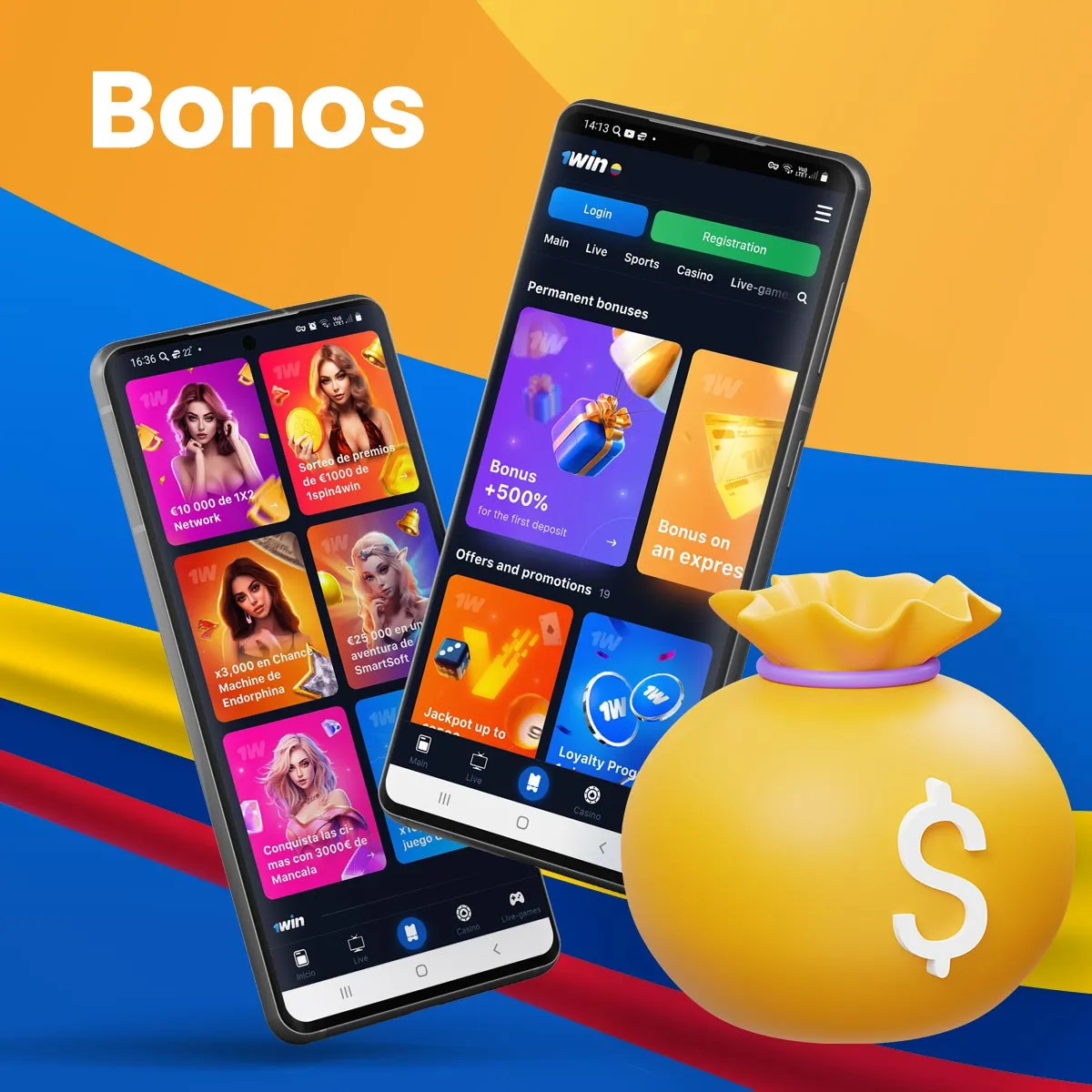Análisis de los bonos de la aplicación 1Win